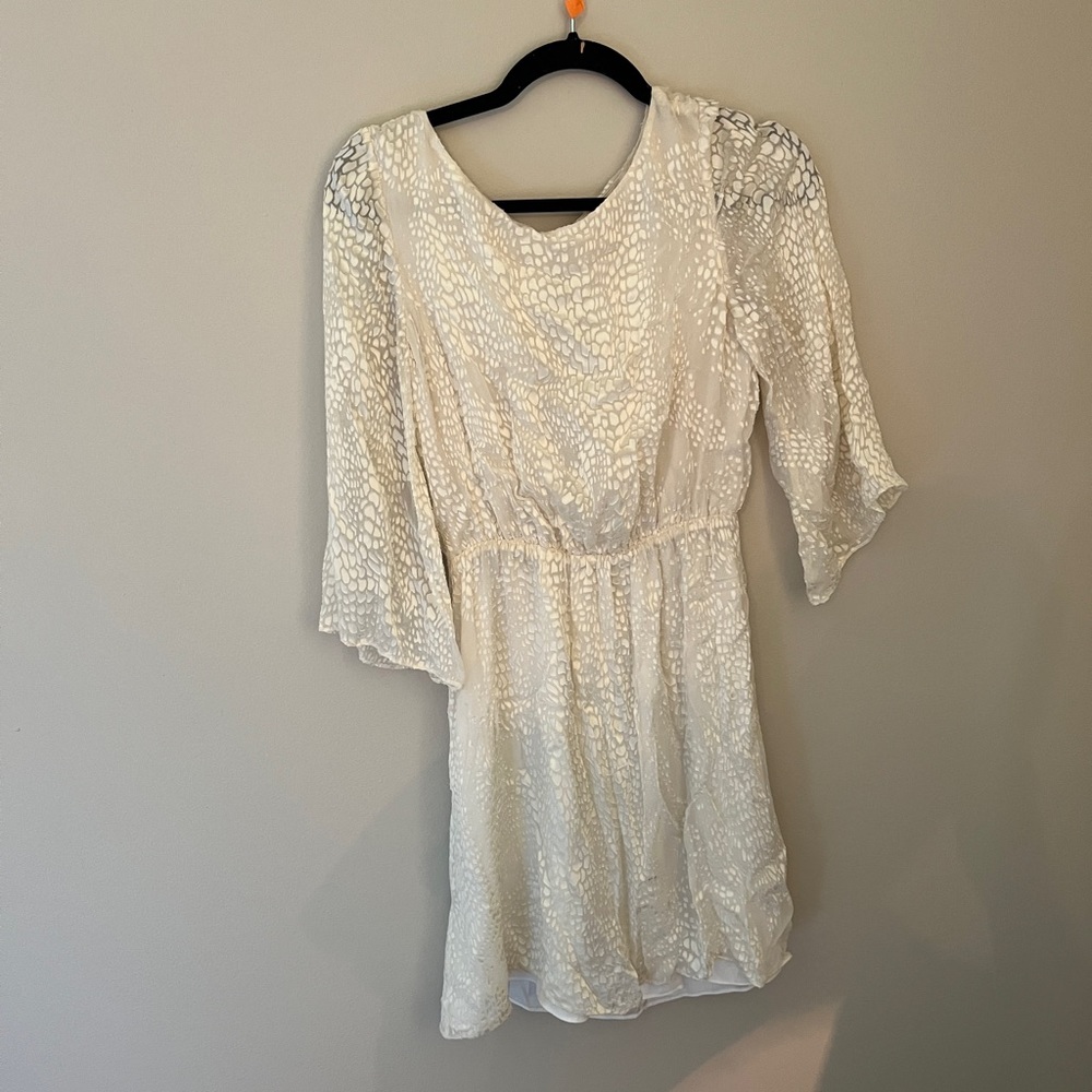 Alice and Olivia white dress